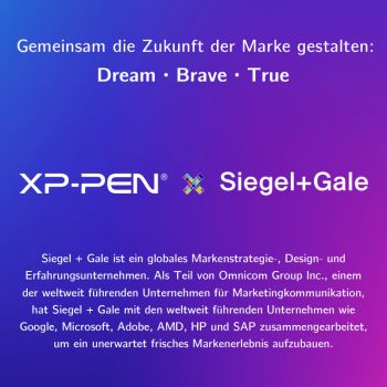 XPPen wird die Zusammenarbeit mit Siegel+Gale